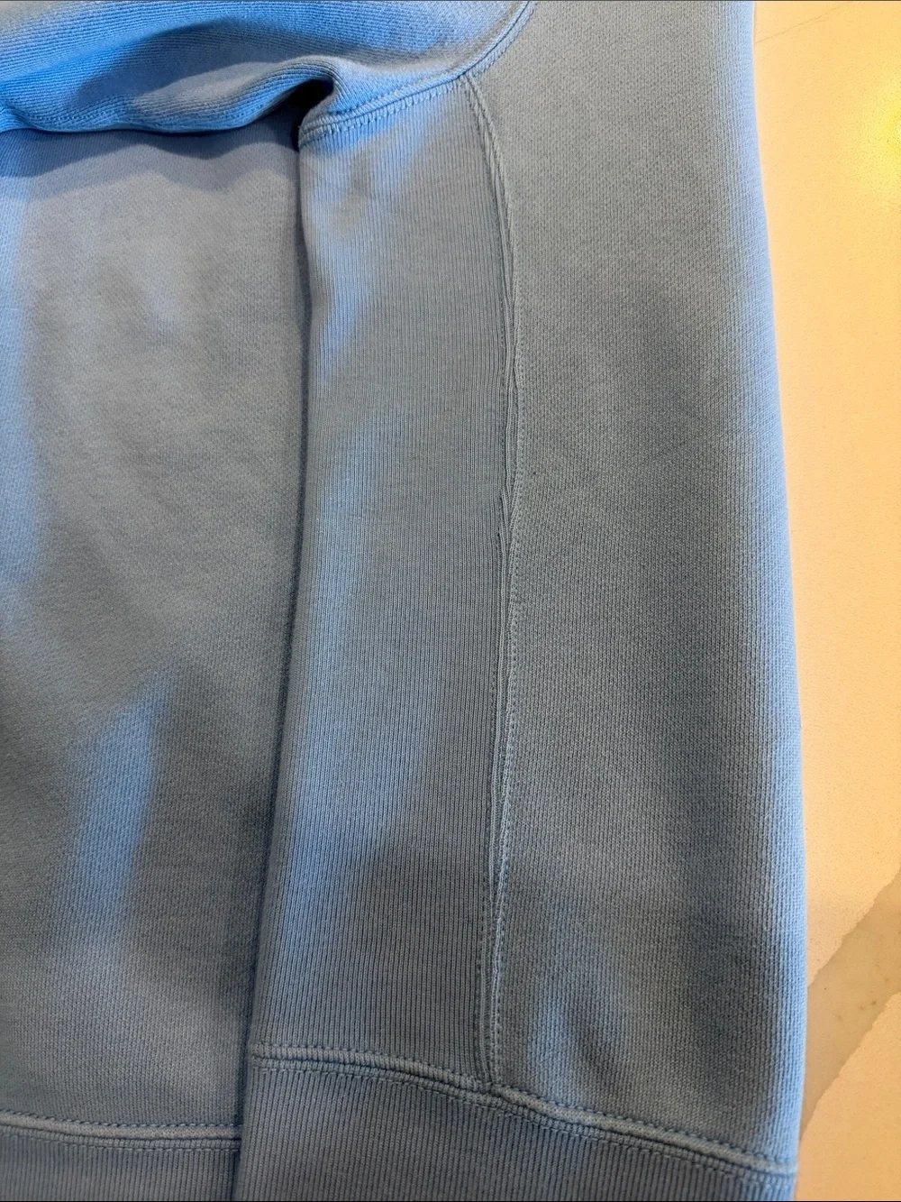 Polo by Ralph Lauren Sky Blue Crewneck Sweater with Yellow Pony